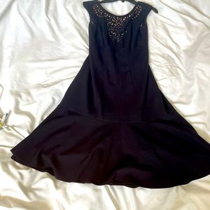 Cache black dress very flattering